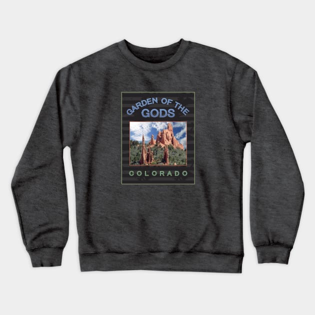 Garden of the Gods Crewneck Sweatshirt by Dale Preston Design